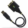„StarTech 1P1FFCN-USB-SERIAL“ lygiagretusis kabelis, juodas 0,3 m A tipo USB DB-9