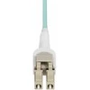 StarTech StarTech 450FBLCLC5SW optinis kabelis 5 m LC LOMM OM4 Aqua spalva