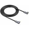UNITEK C14147ABK01-0.5M - USB C 90°/90° PD 100W M/M 1M