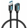 Vention USB 3.0 kištukinis prailginimo kabelis Ventiliacija CBHBH 2m Juodas PVC