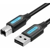 Vention USB 2.0 A - B kabelis COQBJ 2A 5m Juodas PVC