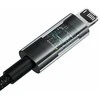 Baseus Gem USB į IP 2.4A greito įkrovimo laidas 1 m Juodas
