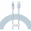 Baseus Gem USB į IP 2.4A greito įkrovimo laidas 2 m Mėlyna