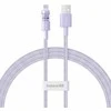 Baseus Gem USB į IP 2.4A greito įkrovimo laidas 1 m Violetinė