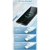 USB 2.0 A iki 3in1 3A laidas Vention CTPPG 1.5M (rožinis)