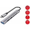 Equip HUB USB įranga Įranga Dock USB-C->1xUSB-C,1xUSB3.0,2xUSB2.0,100WPD 0.15m si