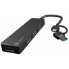 Natec USB 3.0 HUB, Mayfly, 4-Port, Juodas | Natec | USB 3.0 HUB, Mayfly, 4-Port | Moth NHU-1342 | Juodas | 0.15 m