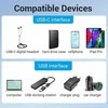 „Vention“ USB 3.0 kišeninis į USB-C kišeninį adapteris, pilko aliuminio lydinio tipo
