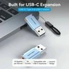 Vention USB adapteris CUAH0, USB-A 3.1 kištukinis USB-C lizdas (pilkas)