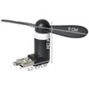 Iso Trade Juodas mikro usb ventiliatorius