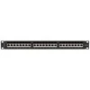 LANBERG patch panel 24 port 1U cat.6A FTP juodas