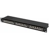 LANBERG patch panel 24 port 1U cat.6A FTP juodas