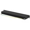 LANBERG patch panel 24 port 1U cat.6A FTP juodas
