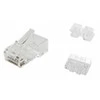 Equip Stecker Cat6a ungeschirmt RJ45 100Stk transp.