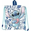 Disney Stitch - Drawstring Backpack/School Bag (30 x 25 cm)