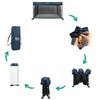 Babymoov Badabulle Lit Parapluie Easy Clip - Lengvai sulankstomas ir išskleidžiamas - Lengvas ir kompaktiškas lova su nešiojamu krepšiu - Čiužinys įtrauktas