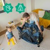 Babymoov Badabulle Lit Parapluie Easy Clip - Lengvai sulankstomas ir išskleidžiamas - Lengvas ir kompaktiškas lova su nešiojamu krepšiu - Čiužinys įtrauktas