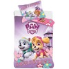 Vaikiška patalynės komplektas „Paw Patrol“ violetinė spalva 100–135 cm, 40–60 cm