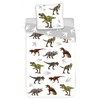 Vaikiška patalynės užvalkalas su dinozaurais 100–135 cm, 40–60 cm