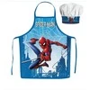Spiderman Skyline 2 dalių vaikiškos prijuostės ir kepurės rinkinys