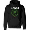 Vaikiškas džemperis su gobtuvu Marvel Distressed Logo Juoda