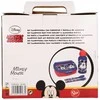 Mickey Mouse - Priešpiečių dėžutė rinkinys, 400ml vandens butelis, stalo įrankiai