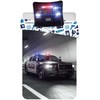 Vaikiškas patalynės komplektas policijos automobiliui 100–140 cm, 40–45 cm