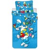 Vaikiškas patalynės komplektas „Smurfai kartu“ 100–140 cm, 40–45 cm