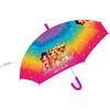 Vaikiškas pusiau automatinis skėtis „Rainbow High Shine“ √ò74 cm