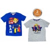Vaikiški trumpi marškinėliai „Ugniagesys Semas“, dviejų dalių komplektas, 122/128 cm
