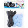 GoDan Berniukas arba mergina Gimtadienis Balloons su Mėlyna Konfeti - 30 cm - 4 vnt universalus