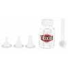 TRIXIE Suckling bottle set, 120 ml, transparent/baltas