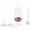TRIXIE Suckling bottle set, 120 ml, transparent/baltas