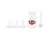 TRIXIE Suckling bottle set, 120 ml, transparent/baltas
