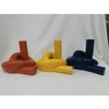 Vaza DKD Home Decor Derva (20,5 x 16 x 15 cm) (3 vnt.)