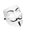 Veido kaukė, balta, vakarėliams, Helovinui, maskarado baliams.