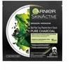 "Garnier SkinActive" juodoji kaukė "Tissu Pure Charcoal" 1 vienetas