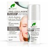 Dr.Organic Dr. organic PRO COLLAGEN+ juodas pearl antiaging cream 50 ml