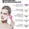 5-in-1 electric massage skin cleaning brush
