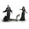 Figūrėlė Schleich Schleich burtininkų pasaulio lordas Haris Poteris - Voldemortas su Nagini ir Bellatrix, žaislinė figūrėlė
