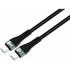 Kabelis USB Conceptronic USB-C - USB-C 1.2 m Juodas (ETTA01B12)