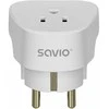 SAVIO AP-01 kelioninis adapteris, JAV lizdas – ES kištukas