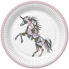 Vienaragio „Graphic Wild“ popierinių lėkščių rinkinys, 8 vnt., 22,7 cm