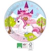 Globos Europe Bv GoDan Talerzyki papierowe Unicorn 23cm 8szt