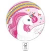 Globos Europe Bv Vaivorykštės vienaragio lėkštės, 20 cm