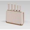 Maestro MR-1412-BEIGE peilių rinkinys su kaladėle + pjaustymo lentelės rinkinys rusvai geltonas