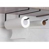 Virtuvinių rankšluosčių laikiklis, prisegamas, metalinis, loft formos, matinis