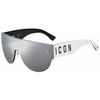 Akiniai DSQUARED2 ICON0002SCCP. Akiniai przeciwsłoneczne, Kolor raudona. Mężczyzna.