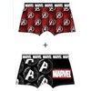 Vyriški bokseriniai šortai „Avengers“, 2 vnt. pakuotėje, L dydis