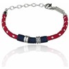 Biżuteria BREIL TJ2785. Bransoletka, Kolor raudona. Mężczyzna.